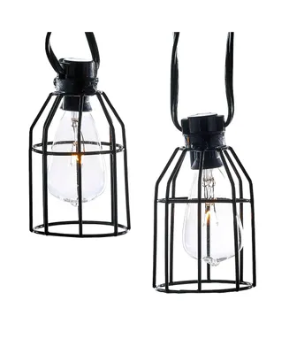 Kurt Adler Ul 10-Light C7 Cage Lantern Light Set