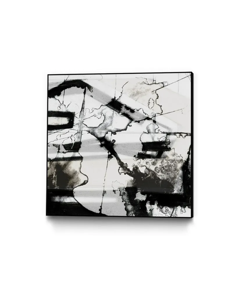 Giant Art 30" x 30" In Motion Iii Art Block Framed Canvas