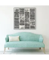 Giant Art 30" x 30" Stripe Block Prints I Art Block Framed Canvas