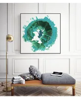 Giant Art 30" x 30" Geode Abstract I Art Block Framed Canvas