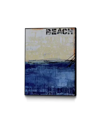 Giant Art 32" x 24" Beach 45 Ii Art Block Framed Canvas