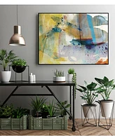 Giant Art 14" x 11" Deviation I Art Block Framed Canvas