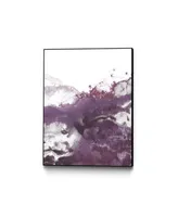 Giant Art 20" x 16" Wave Iv Art Block Framed Canvas