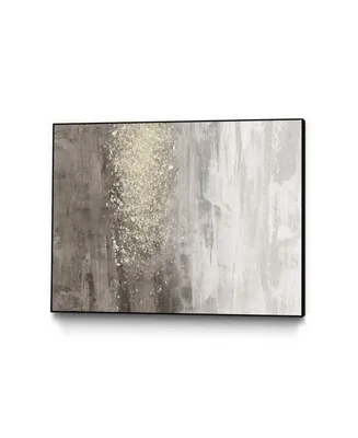 Giant Art 36" x 24" Glitter Rain Ii Art Block Framed Canvas
