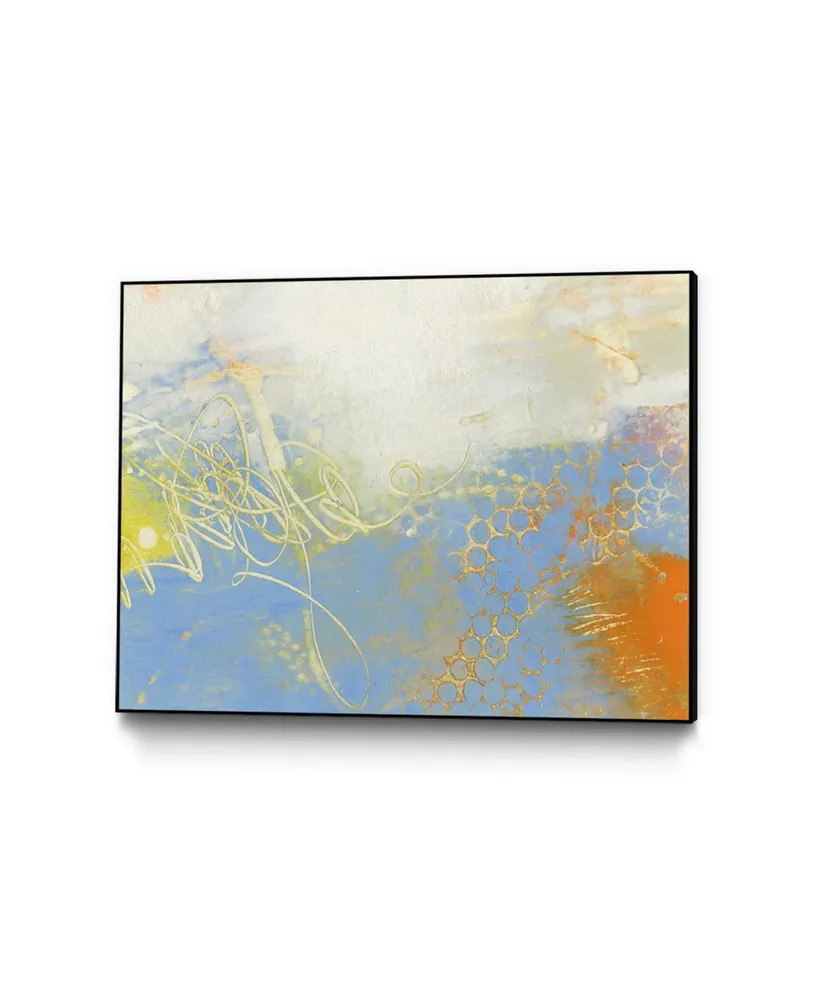 Giant Art 40" x 30" Lux Ii Art Block Framed Canvas