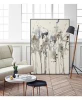 Giant Art 40" x 30" Neutral Splash I Art Block Framed Canvas