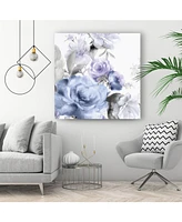 Giant Art 20" x 20" Light Floral I Museum Mounted Canvas Print