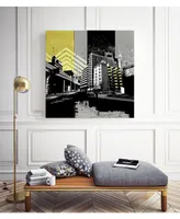 Giant Art 30" x 30" Triptych Ii Museum Mounted Canvas Print