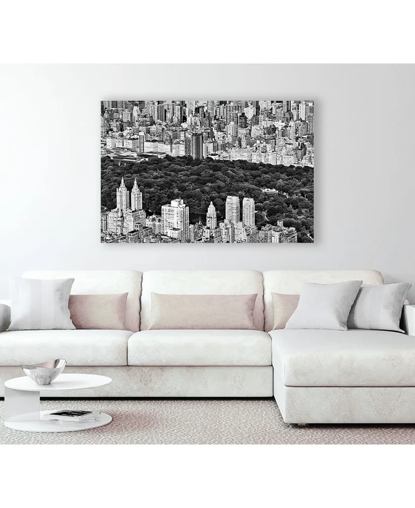 Giant Art 14" x 11" Nyc Central Park Museum Mounted Canvas Print