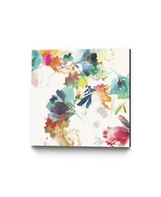 Giant Art Glitchy Floral Ii Museum Mounted Canvas Print