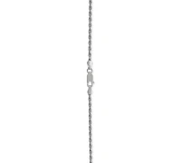 Rope Link 22" Chain Necklace in Sterling Silver