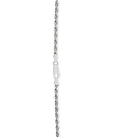 Rope Link 20" Chain Necklace in Sterling Silver