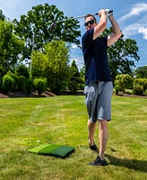 Franklin Sports Golf Practice Mat - All Terrain Tri - Surface Golf Mat