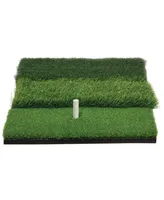 Franklin Sports Golf Practice Mat - All Terrain Tri - Surface Golf Mat