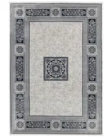 Closeout! Km Home Sanford Milan 2831OF69MA Gray 5'3" x 7'7" Area Rug