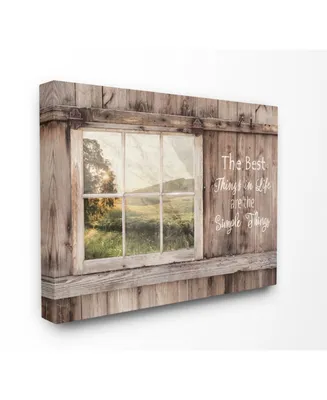 Stupell Industries Simple Things Rustic Barn Window Distressed Photograph, 16" L x 20" H