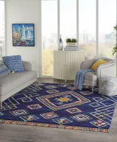 Closeout! Nourison Home Mecca MEC02 Navy 7'10" x 10'6" Area Rug