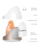 Pure Enrichment PureGlow Crystal Salt Lamp & Diffuser