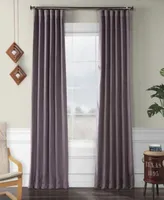 Exclusive Fabrics Furnishings Blackout Linen Curtain Panels