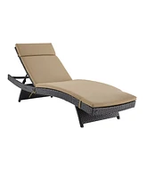 Crosley Biscayne Chaise Lounge With Cushion