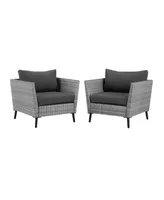 Crosley Richland Arm Chairs Set Of 2