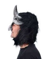 Zagone Studios Cute Black Satyr Headpiece Latex Adult Costume Mask One Size