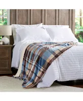 Baldwin Luxurious Plaid Throw, 60" x 70"