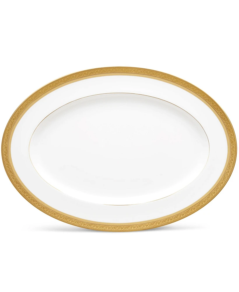 Noritake Summit Gold Oval Platter, 16"