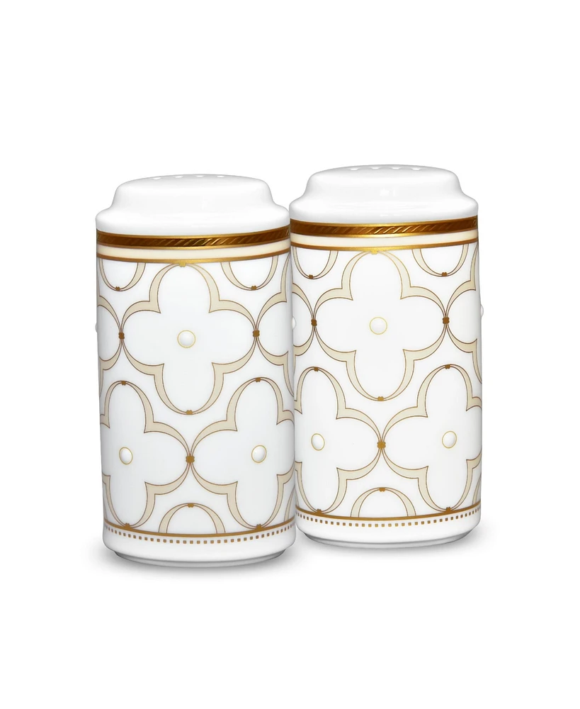 Noritake Trefolio Gold Salt & Pepper, 4"