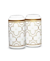 Noritake Trefolio Gold Salt & Pepper, 4"