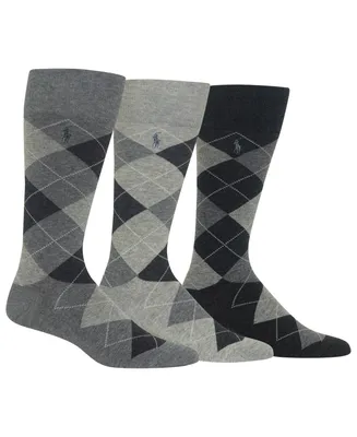 Polo Ralph Lauren Men's 3-Pk. Argyle Dress Socks