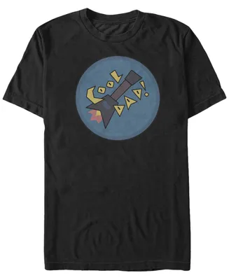 Fifth Sun Men's Steven Universe Cool Dad Guitar Short Sleeve T- shirt