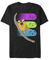 Fifth Sun Men's Adventure Time Jake Emotions Short Sleeve T- shirt