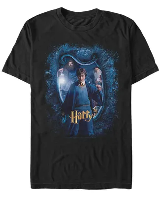 Fifth Sun Harry Potter Men's Chamber of Secrets Blue Poster Short Sleeve T-Shirt