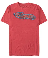 Fifth Sun Dc Men's Red Tornado Classic Logo Short Sleeve T-Shirt