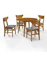 Crosley Landon 5 Piece Round Dining Set