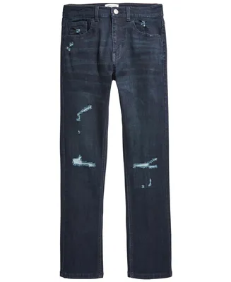 Distressed Denim Slim-Fit Jeans, Big Boys (8-20), Created for Macy's