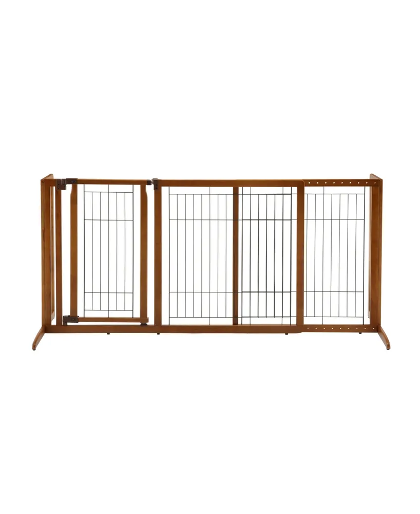 Richell Deluxe Freestanding Pet Gate - Medium