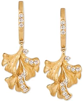 Le Vian Nude Diamond Flower Drop Earrings (3/8 ct. t.w.) in 14k Gold