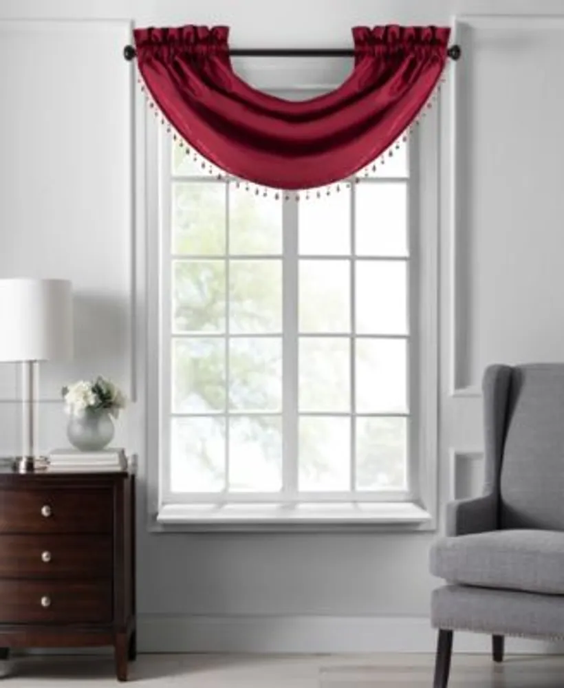 Colette Faux Silk Blackout Curtain Valance Collection