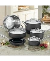 Cuisinart Green Gourmet Hard Anodized 10-Pc. Cookware Set