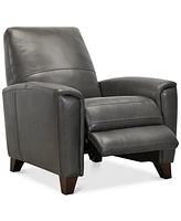 Brayna 35" Classic Leather Pushback Recliner, Created for Macy's