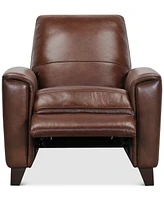 Brayna 35" Classic Leather Pushback Recliner, Created for Macy's