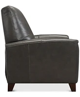 Brayna 35" Classic Leather Pushback Recliner, Created for Macy's