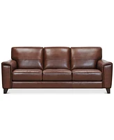 Brayna 88" Classic Leather Sofa, Created for Macy's