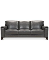 Brayna 88" Classic Leather Sofa, Created for Macy's