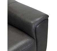 Brayna 88" Classic Leather Sofa, Created for Macy's