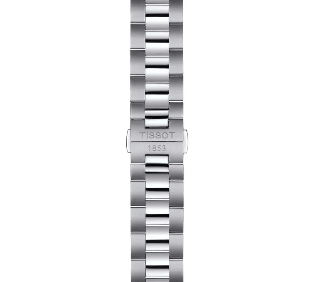 Tissot Men's Swiss T-Classic Gentleman Stainless Steel Bracelet Watch 40mm