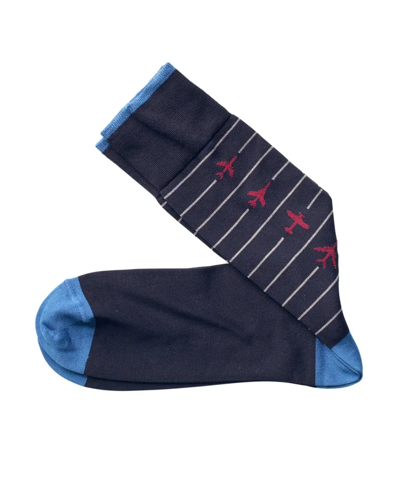 Johnston & Murphy Airplanes Socks