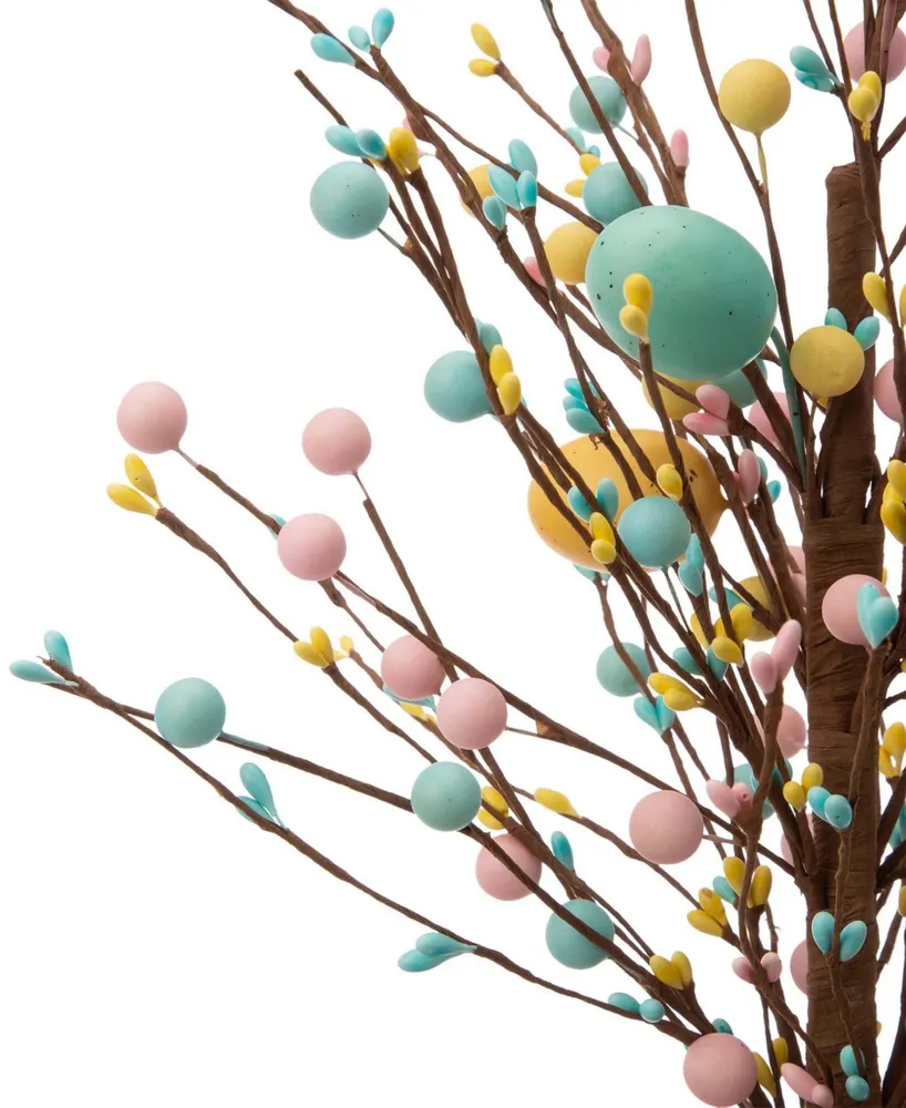 Glitzhome 18" Easter Eggs Table Tree